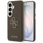 Husa pentru Samsung Galaxy S26 Plus, Guess Grained Big 4G Metal Logo (GUHCS26M5PS4RGGW), maro