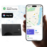 Dispozitiv anti-pierdere UGREEN (2 pack) Smart Finder Slim CM920 (75120A), GPS Tracker pentru iOS, Apple Find My, Bluetooth, Wireless Charging, negru