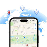 Dispozitiv anti-pierdere UGREEN (2 pack) Smart Finder Slim CM920 (75120A), GPS Tracker pentru iOS, Apple Find My, Bluetooth, Wireless Charging, negru