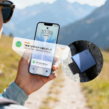 Dispozitiv anti-pierdere UGREEN (2 pack) Smart Finder Slim CM920 (75120A), GPS Tracker pentru iOS, Apple Find My, Bluetooth, Wireless Charging, negru