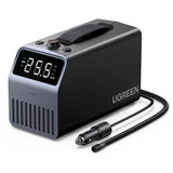 UGREEN portabil Tire Inflator ET723 (35976), Air Compressor, LED Display, Preset Pressure, Auto Shutoff, 4500mAh, Gri