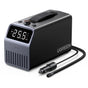 UGREEN portabil Tire Inflator ET723 (35976), Air Compressor, LED Display, Preset Pressure, Auto Shutoff, 4500mAh, Gri