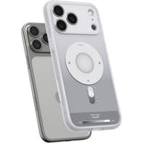 Husa pentru iPhone 17 Pro Max, Spigen Ultra Hybrid Classic MagSafe (ACS10291), argintiu