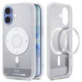 Husa pentru iPhone 17, Spigen Ultra Hybrid Classic MagSafe (ACS10389), argintiu