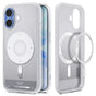Husa pentru iPhone 17, Spigen Ultra Hybrid Classic MagSafe (ACS10389), argintiu