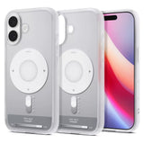 Husa pentru iPhone 17, Spigen Ultra Hybrid Classic MagSafe (ACS10389), argintiu