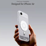 Husa pentru iPhone 17 Air, Spigen Ultra Hybrid Classic MagSafe (ACS10322), alb
