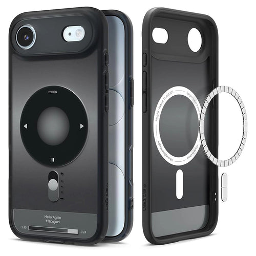Husa pentru iPhone 17 Air, Spigen Ultra Hybrid Classic MagSafe (ACS10323), negru