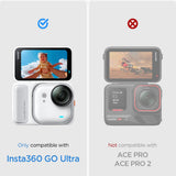Spigen (2 pack) Glas.tR Slim, Back Screen (AGL11171), Insta360 Go Ultra, Clear