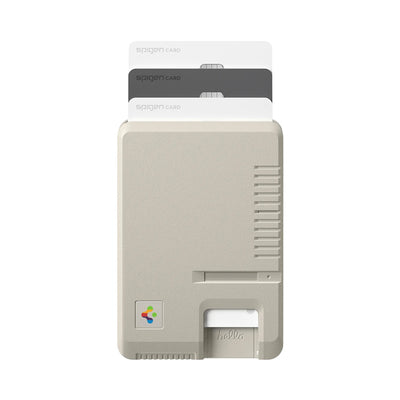 Portofel Spigen Classic LS Mag Fit Wallet cu MagSafe (AFA10949), bej