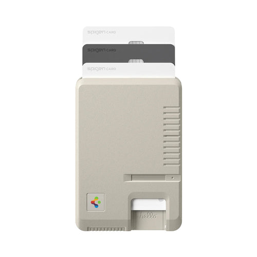 Portofel Spigen Classic LS Mag Fit Wallet cu MagSafe (AFA10949), bej