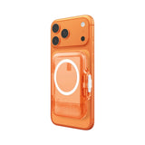 Portofel Spigen Magnetic Wallet TinTap MagFit+ (AFA11381), portocaliu