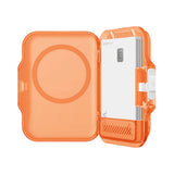 Portofel Spigen Magnetic Wallet TinTap MagFit+ (AFA11381), portocaliu