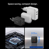 Incarcator retea Spigen Essential EE451EU (ACH09474), USB-C cu Type-C Cable, Incarcare rapida, Quantum Boost, 45W, negru