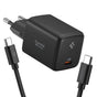 Incarcator retea Spigen Essential EE451EU (ACH09474), USB-C cu Type-C Cable, Incarcare rapida, Quantum Boost, 45W, negru
