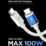 Incarcator retea Spigen Essential EE451EU (ACH09473), USB-C cu Type-C Cable, GaN, Incarcare rapida, Quantum Boost, 45W, alb