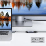 Adaptor UGREEN Adapter CM297 (70444), Audio-Video, USB-C to HDMI, 4K@60Hz, Plug & Play, Windows, Linux, Macos, 10cm, Gri