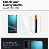 Folie de protectie pentru Samsung Galaxy A36 5G, Spigen Glas.tR EZ-FIT HD (AGL11365)