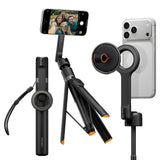 Selfie stick Spigen S582W (AMP11372), MagSafe Compatible, cu Tripod, Stable, Bluetooth, negru