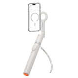 Selfie stick Spigen S582W (AMP11373), MagSafe Compatible, cu Tripod, Stable, Bluetooth, alb