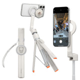 Selfie stick Spigen S582W (AMP11373), MagSafe Compatible, cu Tripod, Stable, Bluetooth, alb