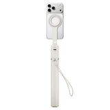 Selfie stick Spigen S582W (AMP11373), MagSafe Compatible, cu Tripod, Stable, Bluetooth, alb