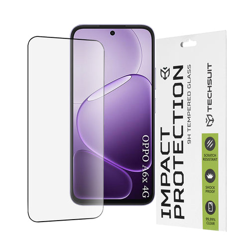 Folie de protectie pentru OPPO A6x 4G, Techsuit 111D Full Cover / Full Glue Glass