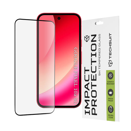 Folie de protectie pentru Google Pixel 10a, Techsuit 111D Full Cover / Full Glue Glass