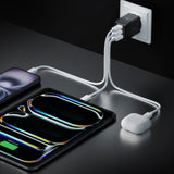Incarcator retea Spigen Essential EE473EU (ACH09465), USB, 2x Type-C, Incarcare rapida, Quantum Boost, 47W, negru