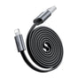 Cablu Mcdodo de date Self-Winding Series (CA-1160), USB-A to Lightning, 3A, 1m, negru