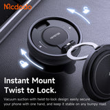 Suport auto Mcdodo cu Incarcare Wireless (CH-8610), pentru Bord, Sigur Prindere, 360A° Vacuum Suction Magnetic, 15W, negru