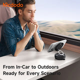 Suport auto Mcdodo cu Incarcare Wireless (CH-8610), pentru Bord, Sigur Prindere, 360A° Vacuum Suction Magnetic, 15W, negru