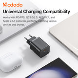 Incarcator retea Mcdodo Ultimate Mini (CH-0850), GaN USB-C, 65W, Incarcare rapidar, negru