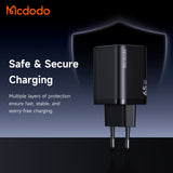 Incarcator retea Mcdodo Ultimate Mini (CH-0850), GaN USB-C, 65W, Incarcare rapidar, negru