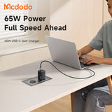 Incarcator retea Mcdodo Ultimate Mini (CH-0850), GaN USB-C, 65W, Incarcare rapidar, negru
