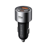 Incarcator auto Mcdodo Gana Series (CC-3110), 2x Type-C, USB, 90W, Aliaj aluminiu, 12-24V, negru