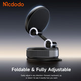 Suport auto Mcdodo Magnetic (CM-8540), pentru Bord, cu Vacuum Suction, Pliabil Design, negru