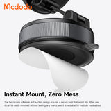 Suport auto Mcdodo Magnetic (CM-8540), pentru Bord, cu Vacuum Suction, Pliabil Design, negru