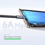 Cablu Mcdodo de date Self-Winding Series (CA-1200), USB to Type-C, Ultra-Thin Magnetic, 6A, 1m, negru