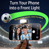 Suport bicicleta Lisen Suport de birou A133 (YL0225070021), pentru Phones 4-6.8, cu LED Light, 3 Brightness Levels, Stable, Max 3.6cm, negru