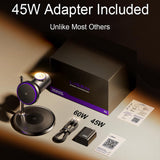 Incarcator wireless Lisen W120 3-in-1 (YL0325090022), Integrat Fan, Sleep Mode, Incarcare rapida, 25W Max, Qi2.2, negru