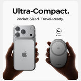Incarcator wireless Lisen W121 3-in-1 (YL0325080017), cu 45W Adapter, Incarcare rapida, MagSafe 25W, Qi2.2, negru