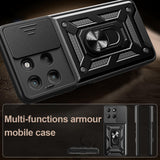 Husa pentru Motorola Moto G77, Techsuit CamShield Series, albastru