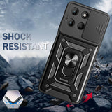 Husa pentru Motorola Moto G77, Techsuit CamShield Series, albastru
