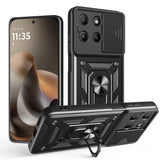 Husa pentru Motorola Moto G77, Techsuit CamShield Series, albastru