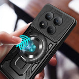 Husa pentru Xiaomi Redmi Note 15 Pro 4G, Techsuit RuggedCam, albastru