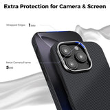 Husa pentru Xiaomi 17 Ultra, Techsuit Aramid Fiber MagSafe, negru