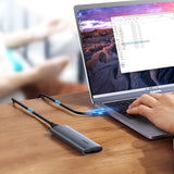 UGREEN Hard Drive Enclosure CM400 (10902), M.2 NVMe SSD, PCIe, M-Key, Type-C, 10Gbps, 2TB, Gri