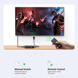 Adaptor UGREEN KVM Switch CM332 (80125), 3x HDMI, 4K@30Hz, 1x Micro-USB, RGB Video, 8-channel Lpcm, Negru