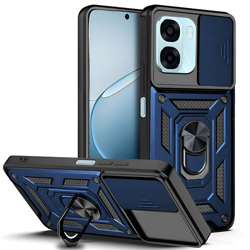 Husa pentru OPPO A6x 4G, Techsuit CamShield Series, albastru